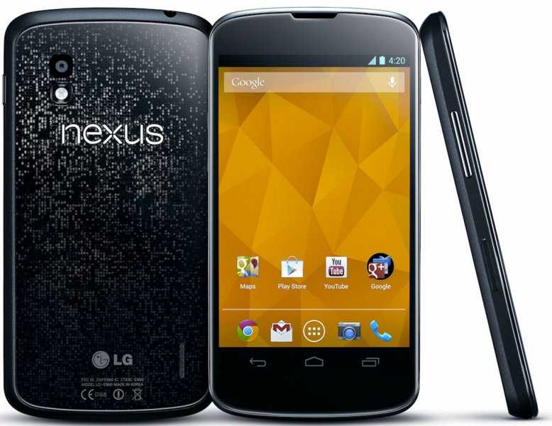 LG Nexus 4, E960, 16 GB, černý