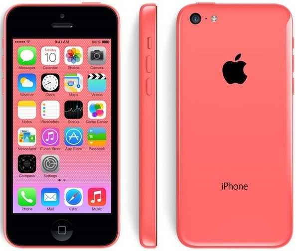 iPhone 5C, 16 GB, růžová